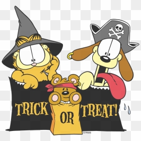 Garfield Trick Or Treat Baby Bodysuit - Let A Poor Boy Ride, HD Png Download - trick or treat png
