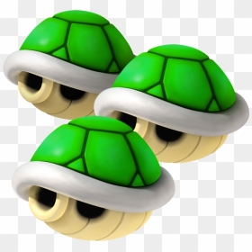 Mario Kart Racing Wiki - Mario Kart Triple Green Shell, HD Png Download - shells png