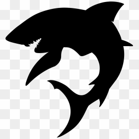 Shark Fin Soup Silhouette Hammerhead Shark Great Hammerhead - Shark Silhouette, HD Png Download - fin png