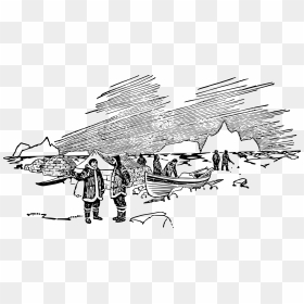 Arctic Igloo Clip Arts - Arctic Clip Art Black And White, HD Png Download - igloo png