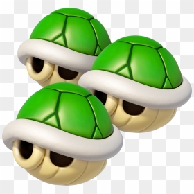 Mario Kart Triple Green Shell, HD Png Download - shells png