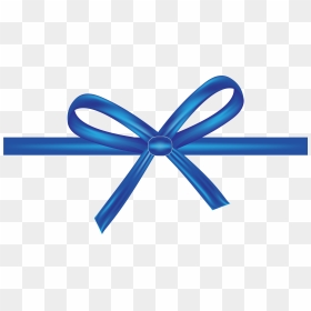 Shoelace Knot Blue Ribbon Bow Tie, HD Png Download - bows png