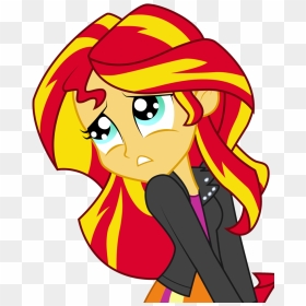 Sunset Shimmer Png Picture Library - Equestria Girls Sunset Shimmer Cute, Transparent Png - shimmer png