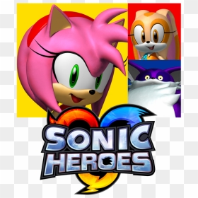 Team Rose With Logo - Sonic Heroes Logo Png, Transparent Png - aku png