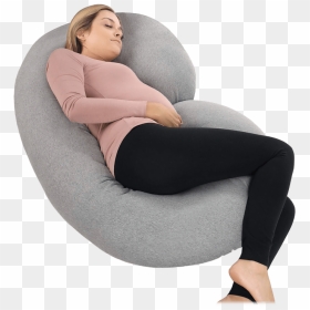 C Shaped Pregnancy Pillow, HD Png Download - body pillow png
