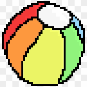 Beach Ball Pixel, HD Png Download - beachball png