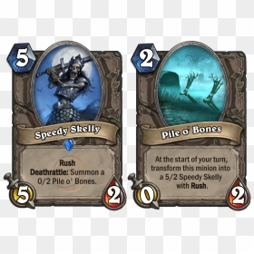 He"ll Keep Harassing You Until You Get Rid Of His Bones - Hearthstone Witchwood Mage Cards, HD Png Download - pile of bones png