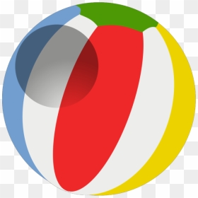 Inflatable Beach Ball Beach Vector Illustration Png - Circle, Transparent Png - beachball png