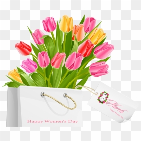 Tulip Transparent 8 March - Happy Womens Day Animated Gif, HD Png Download - march png