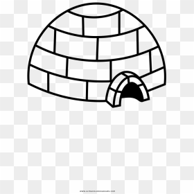 Igloo Coloring Page - Letter E Worksheets Easter, HD Png Download - igloo png