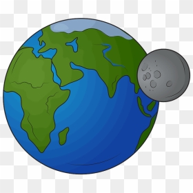 Earth And Moon Clipart, HD Png Download - earth .png