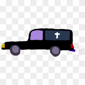 Crooked Funeral Car 1 Clip Arts - Italian Funeral With 2 Coffins, HD Png Download - funeral png