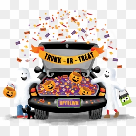 Trunk Or Treat Clipart Transparent , Png Download - Free Halloween Trunk Or Treat Clip Art, Png Download - trunk or treat png