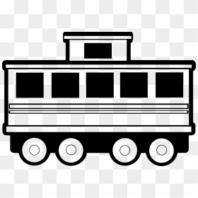 Motor - Train Cart Clip Art, HD Png Download - railroad png