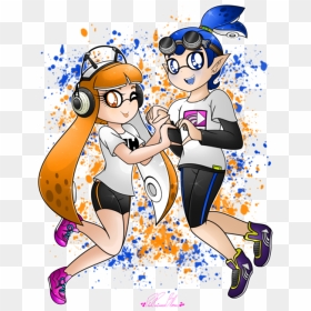 Inkling Boy And Inkling Girl, HD Png Download - inkling png
