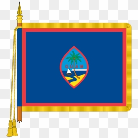 Us Flag Gold Fringe Png, Transparent Png - guatemala flag png