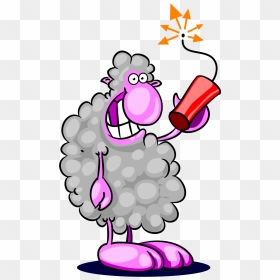 Sheep Bad Svg Clip Arts - Sheep With Dynamite, HD Png Download - bad png