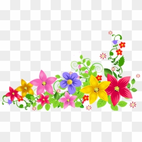 Download Transparent Floral Decoration Clipart Png - Flower Background Hd Png, Png Download - floral clipart png