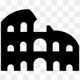 The Roman Colosseum Viewed From The Side, Long Abandoned - Clip Art, HD Png Download - colosseum png
