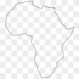 Africa Outline Png - Drawing, Transparent Png - africa outline png
