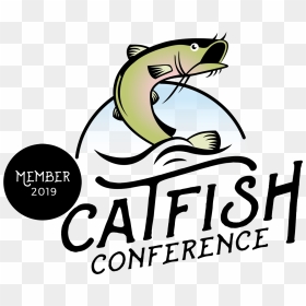 Catfish Conference 2019 Member Sticker - Cartoon, HD Png Download - catfish png