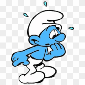 Scaredy Smurf, HD Png Download - smurf png