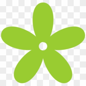 Flower Clipart Green - Green Flower Clipart, HD Png Download - floral clipart png