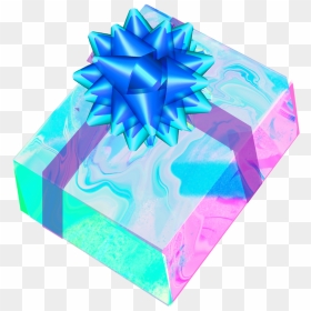 Holodaze Holo Holographic Present Box - Origami, HD Png Download - holographic png