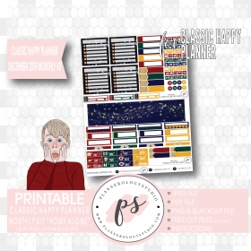 Transparent Home Alone Png - Paper, Png Download - planner png