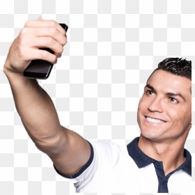 Cristiano Ronaldo Taking Selfie , Png Download - Cristiano Ronaldo Selfie Png, Transparent Png - selfie png