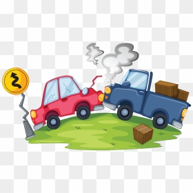 Traffic Clipart Dangerous Driving - Animated Car Accident Png, Transparent Png - driving png