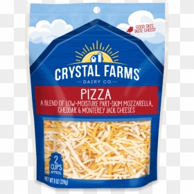 Crystal Farms Pizza Cheese, HD Png Download - cheese pizza png