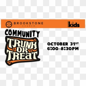 Trunk Or Treat 2018 Hd Web Title-01 - Graphic Design, HD Png Download - trunk or treat png