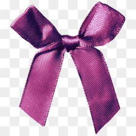 Bow Purple Satin - Bow Tie Girl Png, Transparent Png - bows png