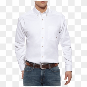 White Button Up Shirt , Png Download - Dress Shirt, Transparent Png - white button png