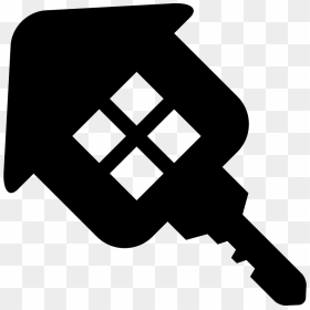 House Key Real State Business Symbol - Home Key Icon Png, Transparent Png - house key png