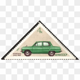 The Soviet Union 1971 Cpa 4001 Stamp - Почтовая Марка Заз 965, HD Png Download - car .png