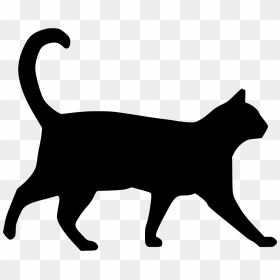 Cat - Profile Cat Walking, HD Png Download - cat icon png