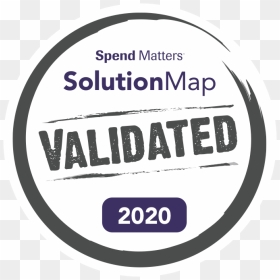Solutionmap Validated Badge - Spend Matters, HD Png Download - solution png