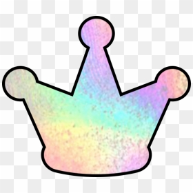 Holographic Holo Crown Freetoedit Clipart , Png Download, Transparent Png - holographic png