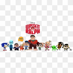 Wreck It Ralph Cartoon , Png Download - All Characters From Wreck It Ralph, Transparent Png - wreck it ralph png