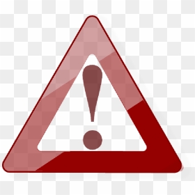 Red, Sign, Cartoon, Signs, Danger, Triangle, Attention - Attention Danger, HD Png Download - danger png