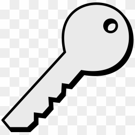 Key Clipart, HD Png Download - house key png
