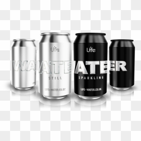 Life Water Still Sparkling - Cans Of Water, HD Png Download - solution png