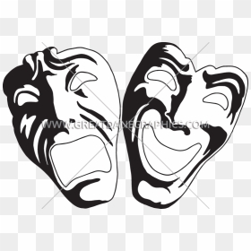 Original Drama Masks , Png Download - Illustration, Transparent Png - drama masks png