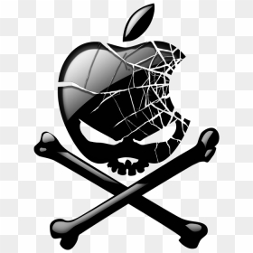 Free Download Apple Skull Png Clipart Apple Clip Art - Apple Skull, Transparent Png - danger png
