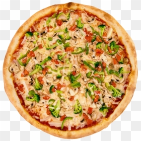Vegetarian Pizza Png, Transparent Png - cheese pizza png