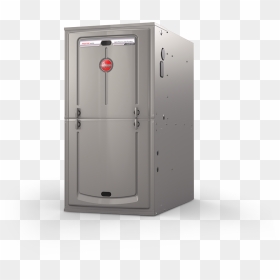 Rheem R98v High Efficiency Gas Furnace Angled Product - Shower Door, HD Png Download - rheem logo png