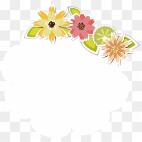 Graphic Stock Floral Design Cute Decoration Message - Flower Template Design Transparent, HD Png Download - message png