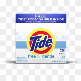 Tide Free And Gentle Powder - Graphic Design, HD Png Download - tide png